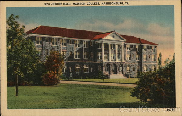Senior Hall, Madison College Harrisonburg Virginia