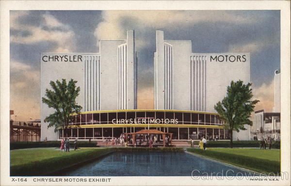 Chrysler Motors Chicago Illinois 1933 Chicago World Fair