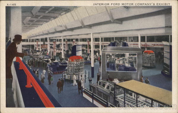 Ford Motor Company Exhbit - Interior 1933 Chicago World Fair