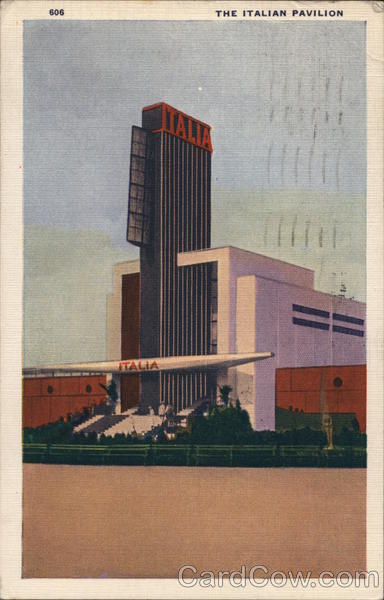 The Italian Pavilion 1933 Chicago World Fair