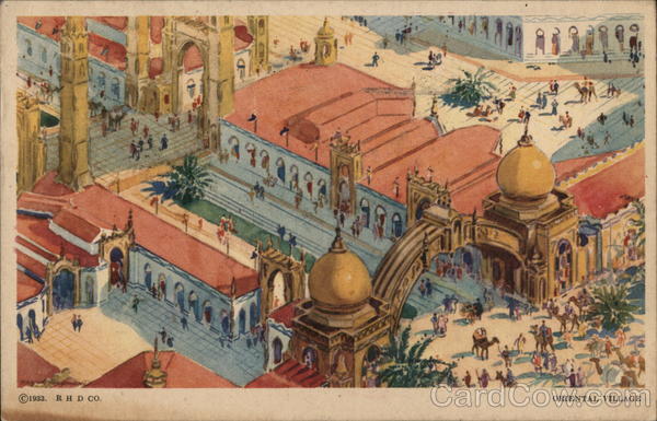 Oriental Village Chicago Illinois 1933 Chicago World Fair