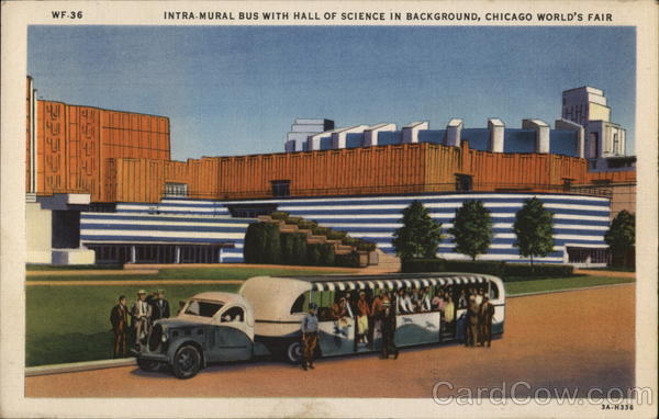 Intr-Mural Bus Chicago Illinois 1933 Chicago World Fair