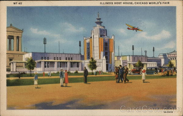 Illinois Host House, Chicago World's Fair 1933 Chicago World Fair