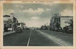 Center of Town San Clemente, CA Postcard Postcard Postcard