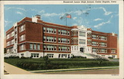 Roosevelt Junior High School Cedar Rapids, IA Postcard Postcard Postcard