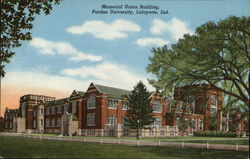 Purdue University - Memorial Union Building Lafayette, IN Postcard Postcard Postcard