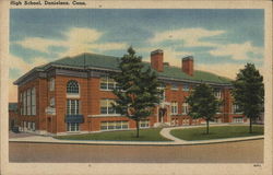 High School Danielson, CT Postcard Postcard Postcard