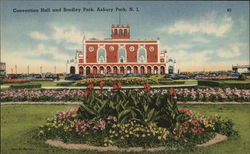 Convention Hall and Bradley Park Asbury Park, NJ Postcard Postcard Postcard