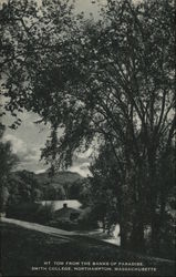 Mt. Tom from the Banks of Paradise, Smith College Northampton, MA Postcard Postcard Postcard