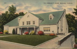 The Community House Marianna, FL Postcard Postcard Postcard