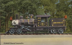 Climax Geared Locomotive Postcard