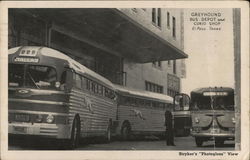 Greyhound Bus Depot and Curio Shop El Paso, TX Postcard Postcard Postcard