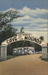 Entrance Cave of the Mounds Postcard