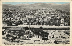 Bird's Eye View of Town Globe, AZ Postcard Postcard 