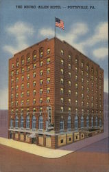 The Necho Allen Hotel Pottsville, PA Postcard Postcard Postcard