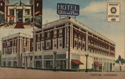 Hotel William Penn Whittier, CA Postcard Postcard Postcard