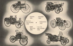 Ford Drama of Transportation - Cars 1933 Chicago World Fair Postcard Postcard Postcard