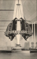 Hanging Cars, Ford Exposition Postcard