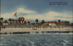 De Soto Beach Hotel Savannah Beach, GA Postcard Postcard Postcard