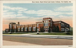 New Senior High School and Junior College Fort Smith, AR Postcard Postcard 
