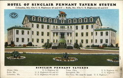 Hotel of Sinclair Pennant Tavern System Postcard