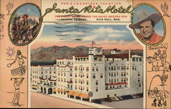 Santa Rita Hotel - Nick C. Hall Tucson, AZ Postcard Postcard Postcard