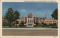 Senior High School, 14th and Park Avenue Postcard