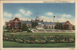 Senior High School Port Chester, NY Postcard Postcard Postcard