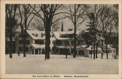 The Lord Jeffery in Winter Amherst, MA Postcard Postcard 