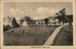 Rowley's Cabins Gaspe, QC Canada Quebec Postcard Postcard Postcard