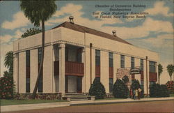 Chamber of Commerce Building Headquarters New Smyrna Beach, FL Postcard Postcard Postcard