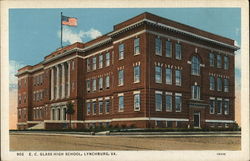 E. C. Glass High School Lynchburg, VA Postcard Postcard Postcard