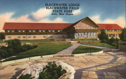 Blackwater Lodge, Blackwater Falls State Park Postcard