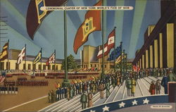 Ceremonial Center of New York World's Fair of 1939 1939 NY World's Fair Postcard Postcard Postcard