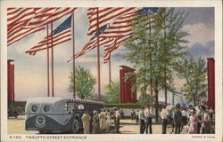 Twelfth Street Entrance Chicago, IL 1933 Chicago World Fair Postcard Postcard Postcard
