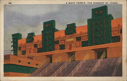 Maya Temple - The Nunnery at Uxmal 1933 Chicago World Fair Postcard Postcard Postcard