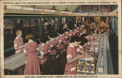 Hiram Walker Exhibit - Bottling Line Postcard