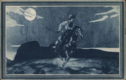 Railway Express Agency - Pony Express Postcard