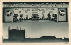 Waukesha Motor Co. Display Postcard