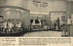 International Harvester Company Dairy Exhibit 1933 Chicago World Fair Postcard Postcard Postcard