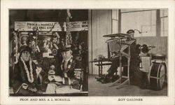 Professor and Mrs. A. L. Morrell, Roy Gardner - Ripley's Believe it Or Not Postcard