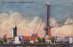 HALL OF SCIENCE - EASTERN EXPOSURE Chicago, IL 1933 Chicago World Fair Postcard Postcard Postcard