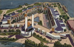 U.S. Government and States Group 1933 Chicago World Fair Postcard Postcard Postcard