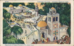 Tunisian Village 1933 Chicago World Fair Postcard Postcard Postcard