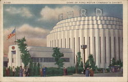 Dome of Ford Motor Company Exhibit 1933 Chicago World Fair Postcard Postcard Postcard