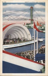 Swifts Open Air Theatre 1933 Chicago World Fair Postcard Postcard Postcard