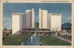 Chrysler Building, Chicago World's Fair Illinois 1933 Chicago World Fair Postcard Postcard Postcard
