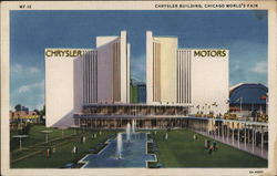 Chrysler Building 1933 Chicago World Fair Postcard Postcard Postcard