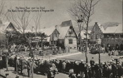 Dance Floor over Ice Pond, Black Forest Village 1933 Chicago World Fair Postcard Postcard Postcard
