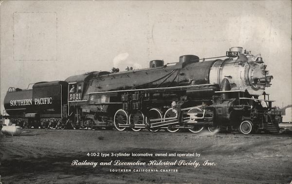 4-10-2 Type 3-Cylinder Locomotive Pasadena California